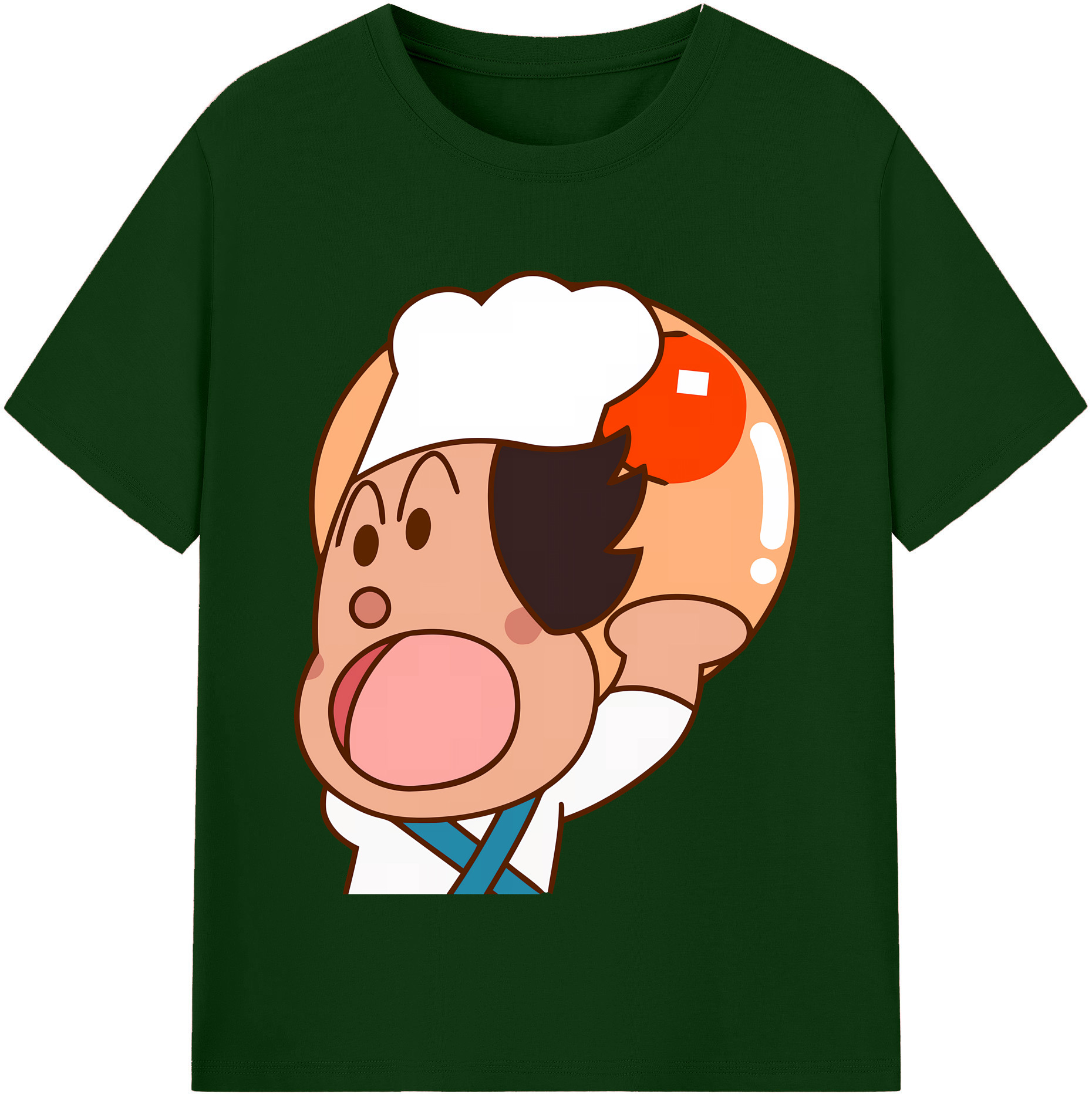 （画像用） アンパンマン Anpanman 綿100％半袖Tシャツ（フロントプリント）